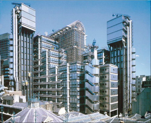 Панельная тонкостенная перегородка - LLOYD'S REDEVELOPMENT - Josef Gartner - из металла и стекла