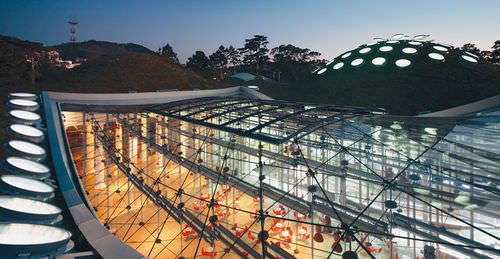 Стеклянная крыша из стали - CALIFORNIA ACADEMY OF SCIENCES - Josef Gartner