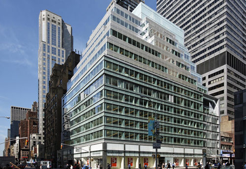 Тонкостенная перегородка самонесущий каркас - EAST 59TH STREET - Permasteelisa - из металла и стекла