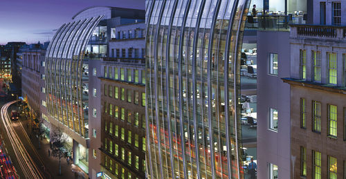Тонкостенная перегородка самонесущий каркас - HIGH HOLBORN - Permasteelisa - из стекла / из нержавеющей стали