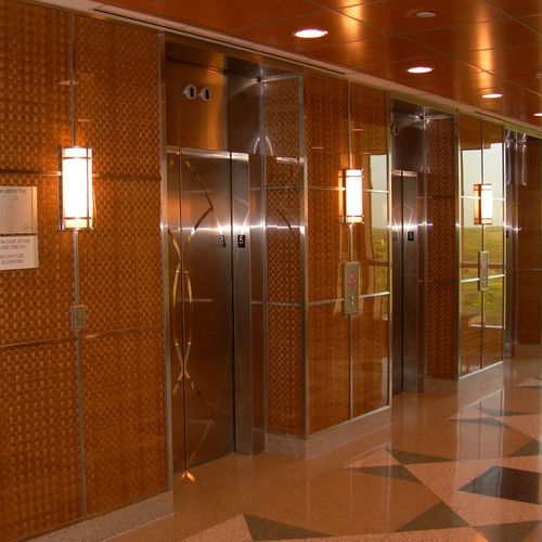 Слоистая стеклянная панель - SUMIGLASS - ARCH Aluminum & Glass Co., Inc. - полупрозрачная / набивная / для внутренней компоновки