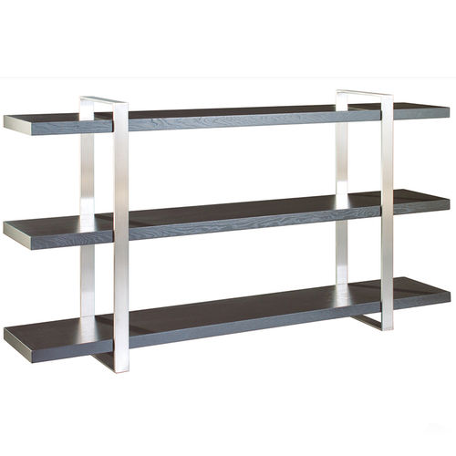 Современный стеллаж - STEEL - Viveti - из лакированной древесины / из стали / для гостиницы