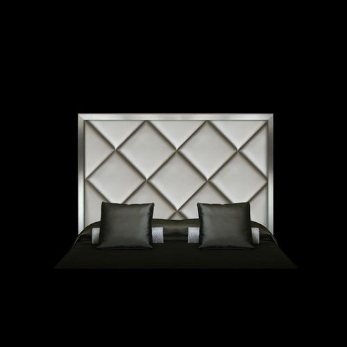 Изголовье кровати для двуспальной кровати - DIAMOND - Viveti - современное / из ткани / из металла