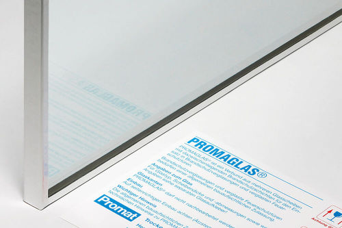 Фиксированная перегородка - PROMAGLAS® - Promat - стеклянная / для профессионального использования / для офиса