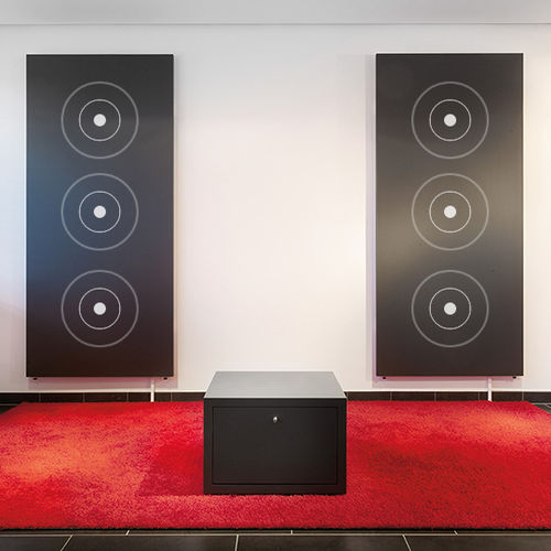 Неподвижная перегородка - Mila-wall Sound - MBA-Design & Display Produkt - из ламината / для профессионального использования / для выставок