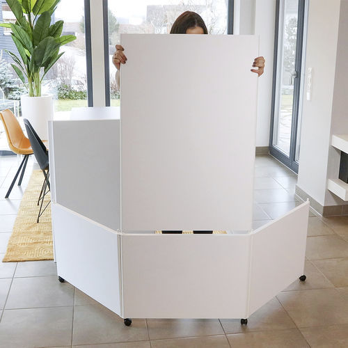 Виниловый разделитель пространства - SCENARIO - MBA-Design & Display Produkt - синтетический / для удаленной работы / для профессионального использования