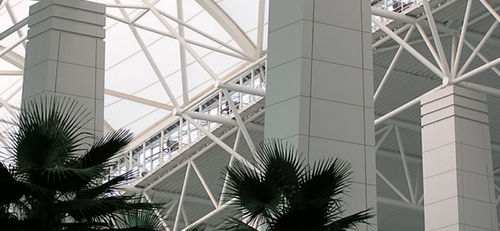 Натяжная конструкция кабель-мембрана - GUANGZHOU - Hightex - для покрытий / для маркиз / с мембраной из ПТФЭ