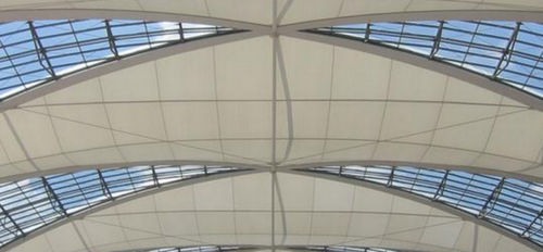 Натяжная конструкция кабель-мембрана - MUNICH AIRPORT - Hightex - для покрытий / с мембраной из ПТФЭ / для аэропорта