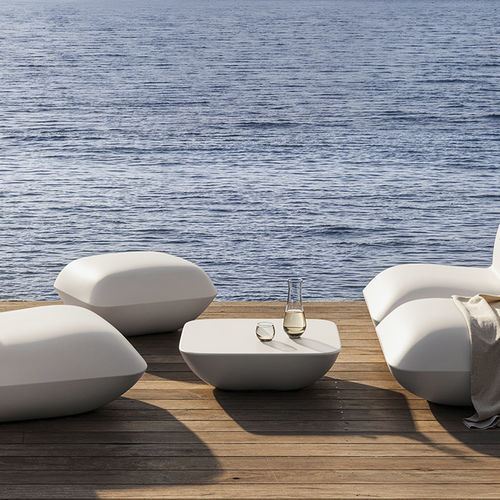 Современный пуф - PILLOW - VONDOM - из полиэтилена / квадратный / световой (светодиод)