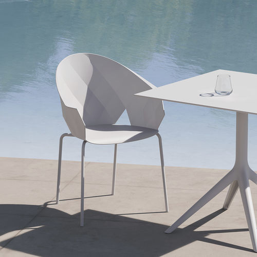Современный cтул - VASES - VONDOM - для наружного применения / из полипропилена / из стекловолокна