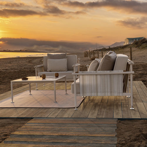 Современное кресло - Hamptons  - VONDOM - из ткани / из алюминия / из тикового дерева