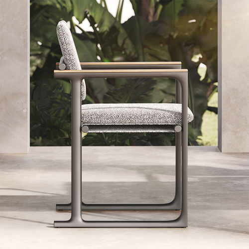 Современный cтул - Tulum - VONDOM - для наружного применения / из ткани / с основанием из алюминия