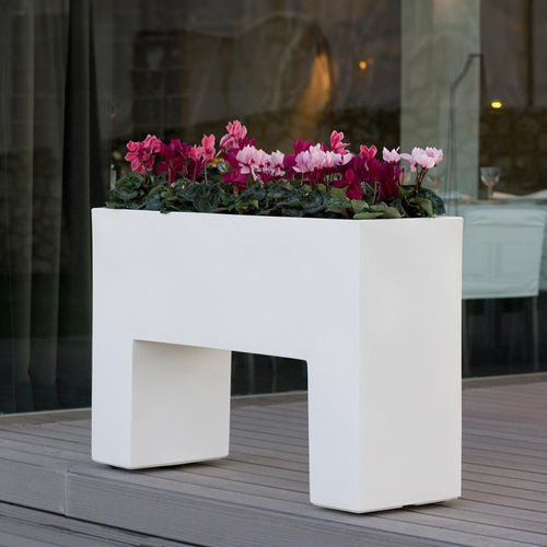 Кадка для садовых растений из полиэтилена - MURO  - VONDOM - прямоугольная / с подсветкой / современная