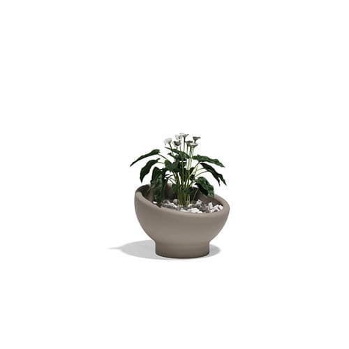 Кадка для садовых растений из полиэтилена - LUNA PLANTERS - VONDOM - круговая / устойчивая к УФ-лучам / устойчивая к атмосферным воздействиям