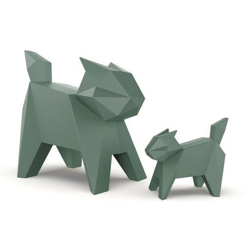 Скульптура из полиэтилена - ORIGAMI NEKO - VONDOM - для наружного применения / декоративная / светящаяся
