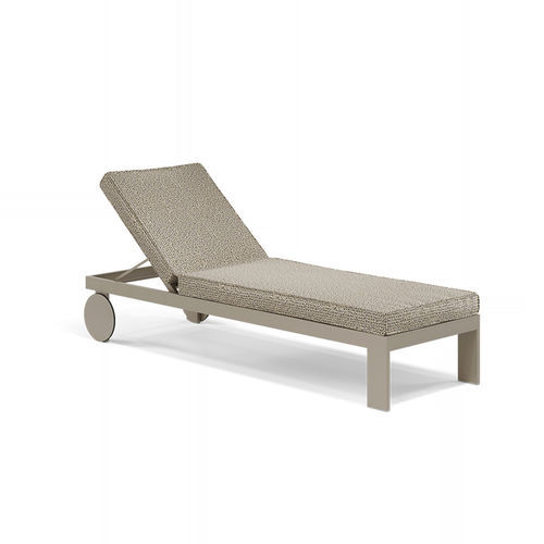 Садовый шезлонг из алюминия - Posidonia - VONDOM - из алюминия / из лакированного алюминия / белый