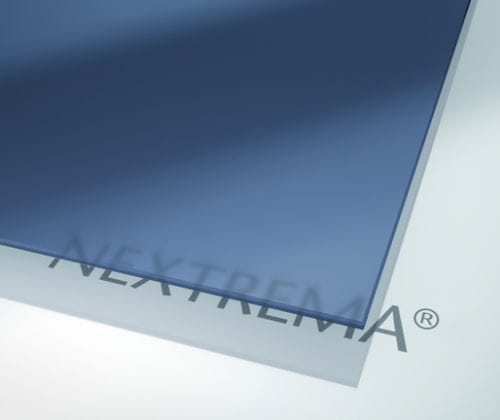Изоляционная стеклянная панель - NEXTREMA® BLUEGREY - SCHOTT AG - полупрозрачная / цветная / полированная