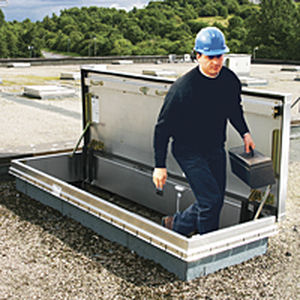 Смотровой люк для крыши - SSY-50TB - Bilco UK - прямоугольный / из алюминия / с лестницей