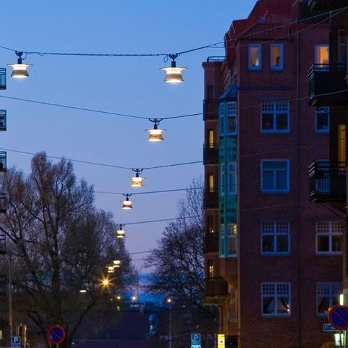 Светильник на кабеле LED - GLENN - ATELJE LYKTAN - DHI / круглый / из алюминия