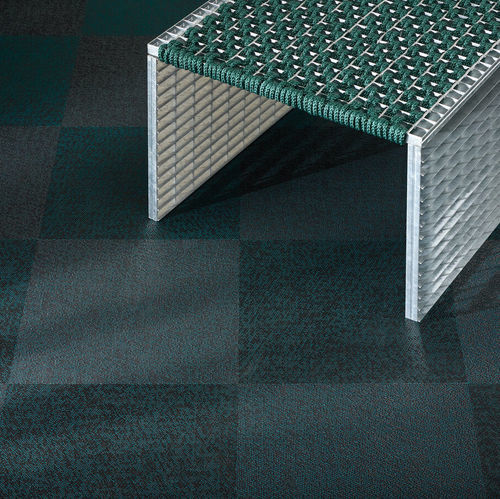 Ковровое покрытие из плит - BLACKISH TEAL - BOLON - тканое / виниловое / для профессионального использования
