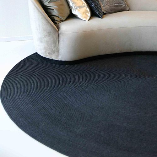 Современный ковер - ELEGANCE : GRIT CURVE - NATURTEX - однотонный / из хлопка / из фетра