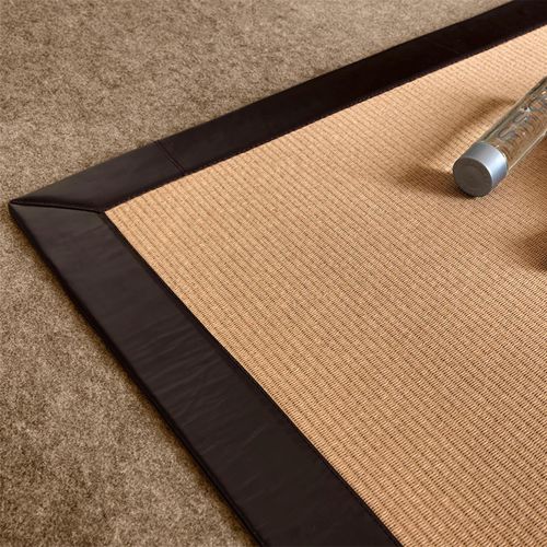Современный ковер - MEDITERRANEAN : TATAMI - NATURTEX - в полоску / однотонный / из хлопка