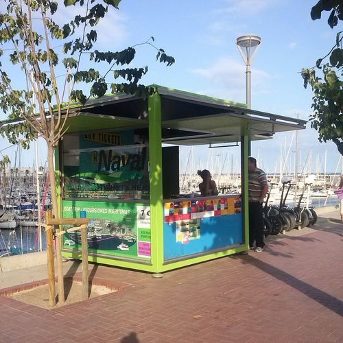 Коммерческий киоск - CUVE - ESTEVA BARCELONA - туалеты / для наружного применения / из стали
