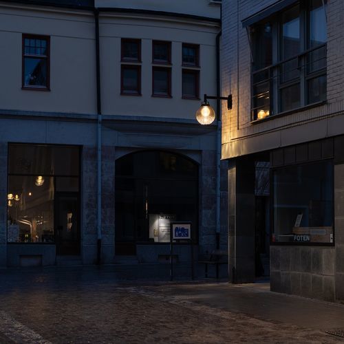 Современный настенный светильник - CITY GLOBE - ZERO - для наружного применения / из стекла / из алюминия