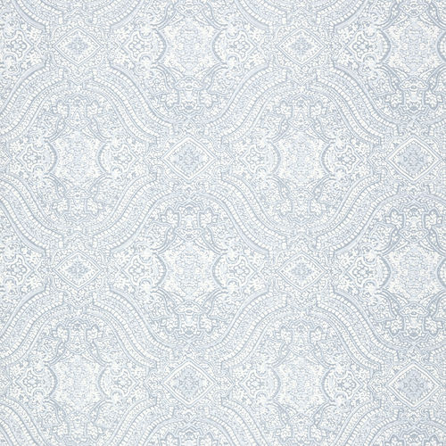 Классический обои - TULSI BLOCK PRINT  - Thibaut - с рисунком / синий / моющийся