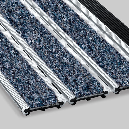 Входной мат для профессионального использования - M1 - CS - Construction Specialties - из алюминия / с защитой от загрязнений / с профилями