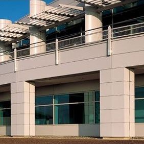 Солнцезащитное устройство из ДСП - AIRFOIL™ LUX - CS - Construction Specialties - для фасада / горизонтальное