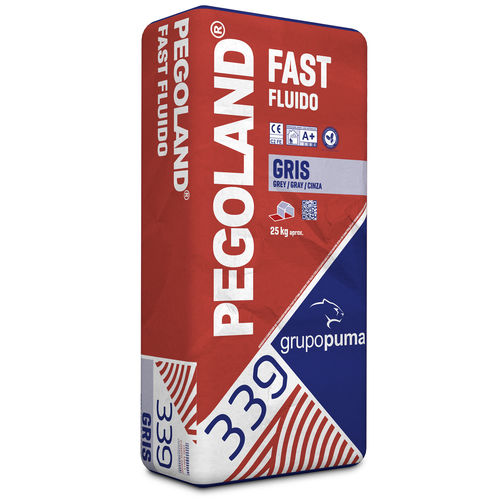 Клей для керамической плитки для цементирования - PEGOLAND® FAST FLUIDO C2 FE - GRUPO PUMA - для плиточного пола / для цемента / с быстрым захватом
