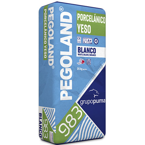 Клей для керамической плитки для цементирования - PEGOLAND® PORCELÁNICO YESO C1 TE - GRUPO PUMA - для плиточного пола / для цемента