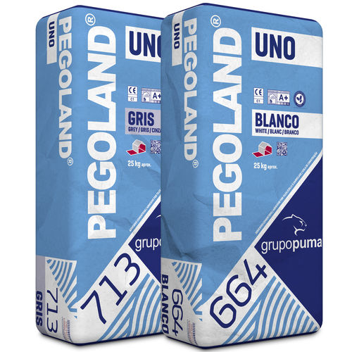 Клей для керамической плитки для цементирования - PEGOLAND® UNO C1 - GRUPO PUMA - для плиточного пола / для цемента