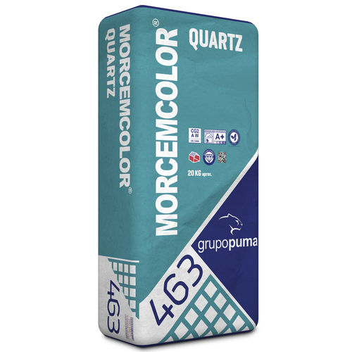 Строительный раствор для расшивки швов - MORCEMCOLOR® QUARTZ CG2 A W - GRUPO PUMA - для закрепления грунтов / для плиточного пола / для цемента