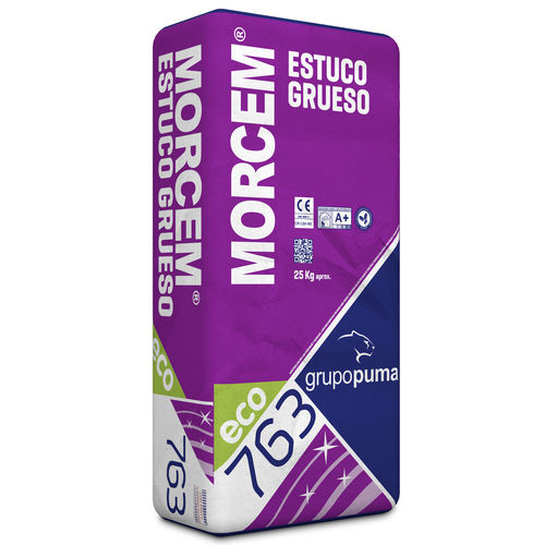 Декоративная штукатурка - MORCEM® ESTUCO GRUESO GP CSII W2 - GRUPO PUMA - гидроизолирующая / для интерьера / для наружного применения