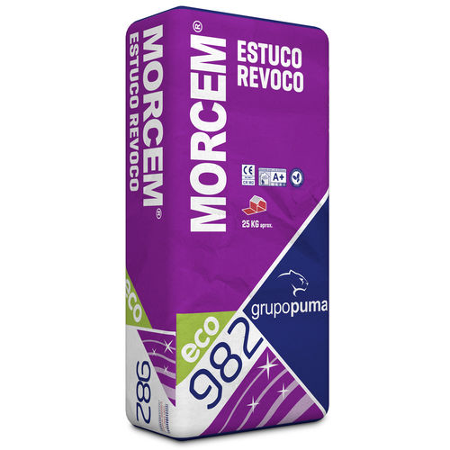 Декоративная штукатурка - MORCEM® ESTUCO REVOCO CR W2 - GRUPO PUMA - для интерьера / для наружного применения / на основе извести