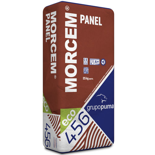 Строительный раствор для расшивки швов - MORCEM® PANEL GP W2 - GRUPO PUMA - непромокаемый / для цементирования / для теплоизоляции снаружи ITE