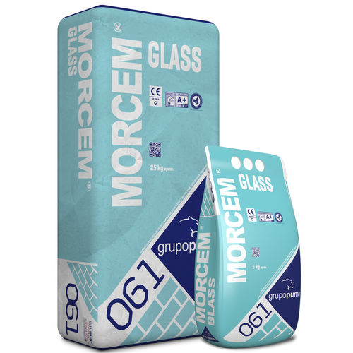 Клей для керамической плитки для расшивки швов - MORCEM® GLASS G - GRUPO PUMA - монтажный / для цемента