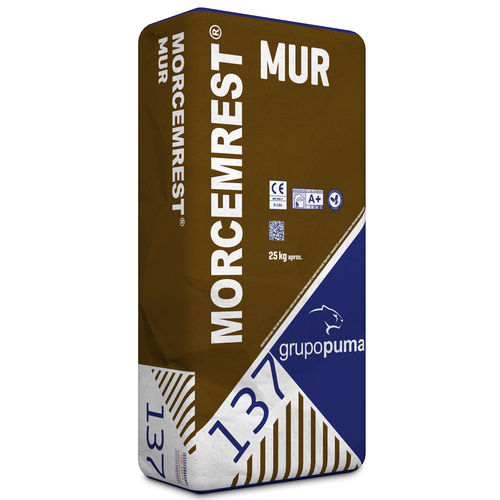 Строительный раствор для ремонта - MORCEMREST® MUR R CSII - GRUPO PUMA - герметик / дезинфицированный / для каменной кладки