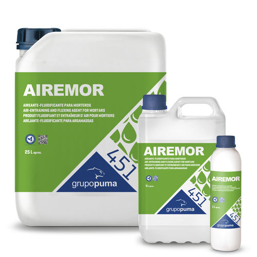 Присадка воздухововлекающая добавка - AIREMOR - GRUPO PUMA - затирочная смесь / для известкового раствора