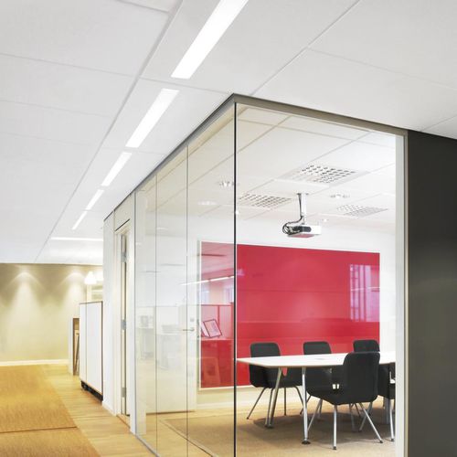 Встраиваемый светильник в потолок - LINE™ - Saint-Gobain Ecophon - LED / линейный / IP23