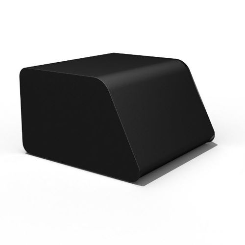 Современный пуф - ORCA POUF - Feek - из полорона высокой плотности / квадратный / черный