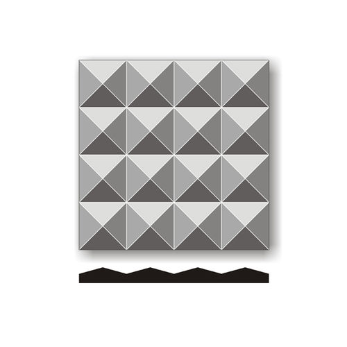 Настенная акустическая панель - PYRAMIDE - Feek - пластиковая / пирамидальная / для профессионального использования