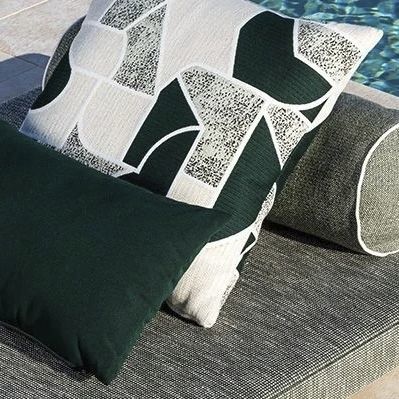 Обивочная ткань - TERRITORY  - DICKSON CONSTANT - c геометрическим рисунком / из акрила / из Sunbrella®
