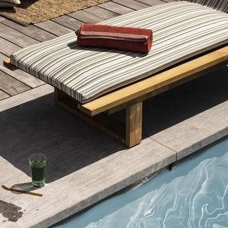 Обивочная ткань - FOUTAH - DICKSON CONSTANT - в полоску / из акрила / из Sunbrella®