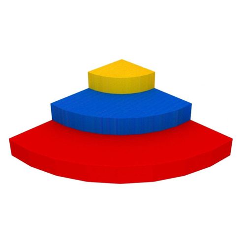 Площадка для детского сада - ANGLE PODIUM 1/4 ROUND - Modugame - MG Sport