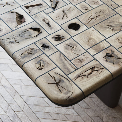 Cтроительная панель из полистирола - WOOD EYES SURFACE - Oscar Ono | Wood Manufacture - из дерева / МДФ / для стены