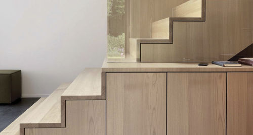 Cтроительная панель из паркетной доски - STAIRS CUSTOM TAILOR MADE  - Oscar Ono | Wood Manufacture - для внутренней компоновки