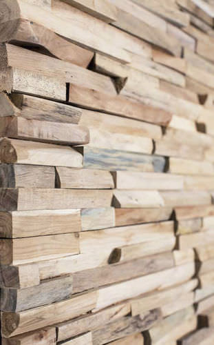 Декоративная панель для внутренней компоновки - MC MAHOGANY MANGO SOLID NATURAL BROWN RECLAIMED  - Oscar Ono | Wood Manufacture - настенная / из дерева / из цельной древесины